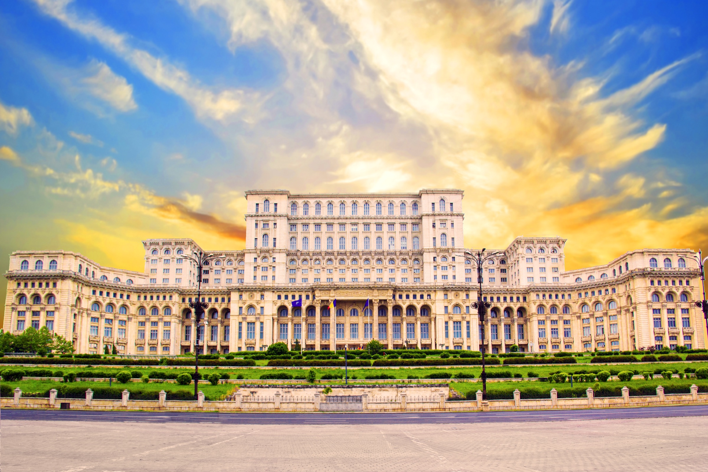 The Palace of the Parliament in Bucharest
